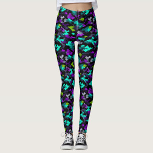 Leggings Regalos de Navidad para esposa con estampado de ca