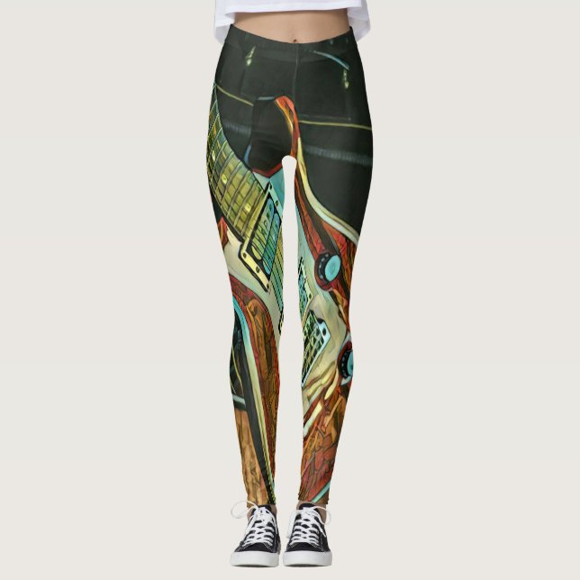 Leggings Regalos para guitarrista (Anverso)