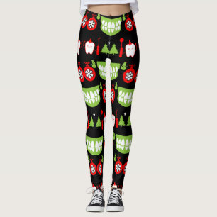 Leggings Regalos para médicas dentales navideños
