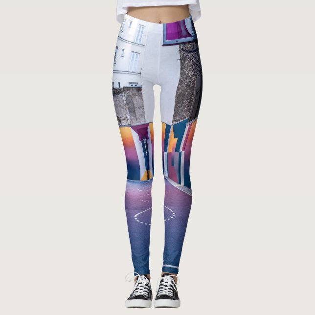Leggings regalos personalizados de baloncesto (Anverso)