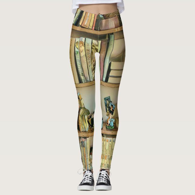 Leggings Regalos singulares para los amantes del libro (Anverso)
