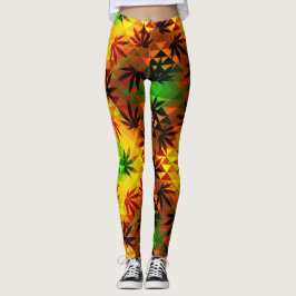 Leggings Reggae Polygen Vibrations - Power yoga Ir