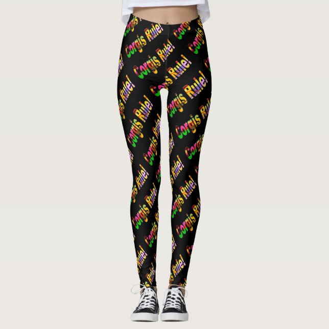 Leggings Regla de los Corgis (Anverso)