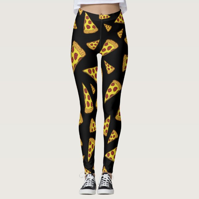 Leggings ¡Reglas de pizza! (Anverso)