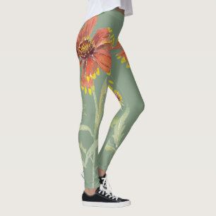 Leggings Regulaciones de alimentación de los flores de mar