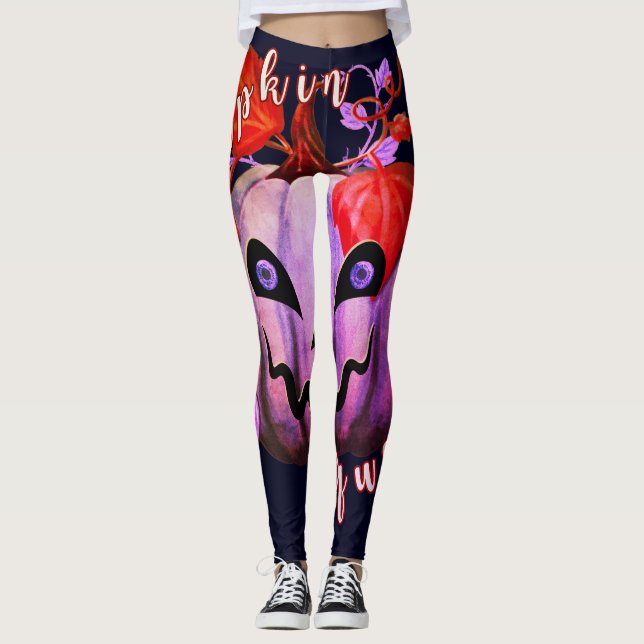 Leggings Reina de calabaza (Anverso)