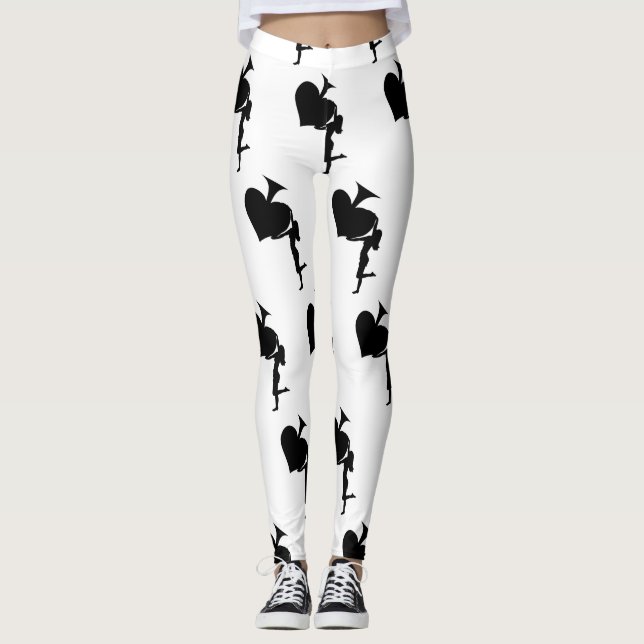 Leggings Reina de espadas sostiene Thunder_Cove de arce neg (Anverso)