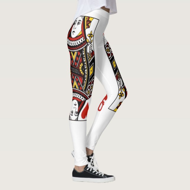 Leggings Reina de las polainas de los corazones (Derecha)