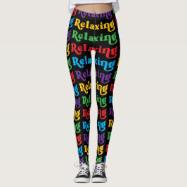 Leggings Relajante, multicolor, retro