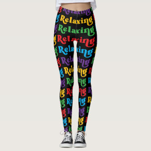 Leggings Relajante, multicolor, retro