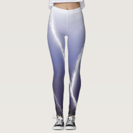 Leggings Relámpago blanco