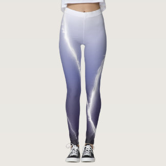 Leggings Relámpago blanco