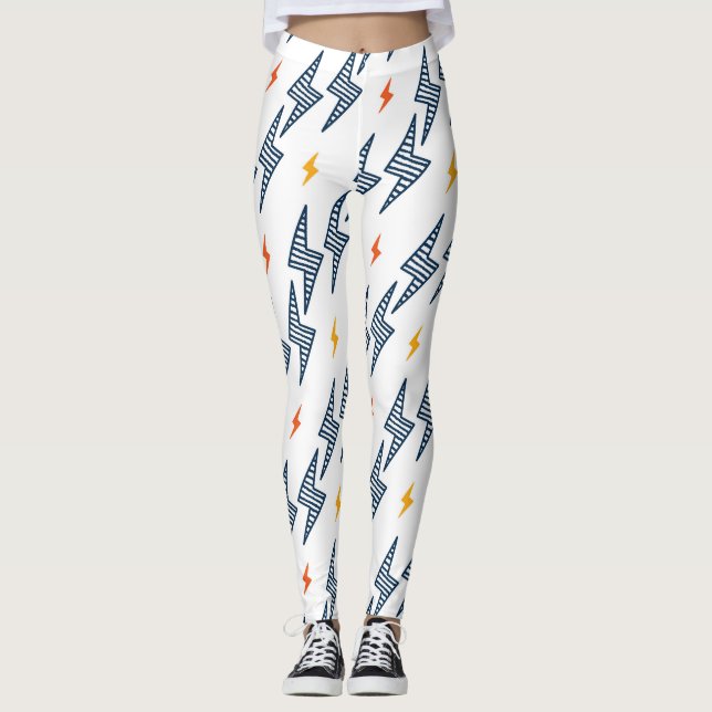 Leggings Relámpago de pernos sin soldadura (Anverso)