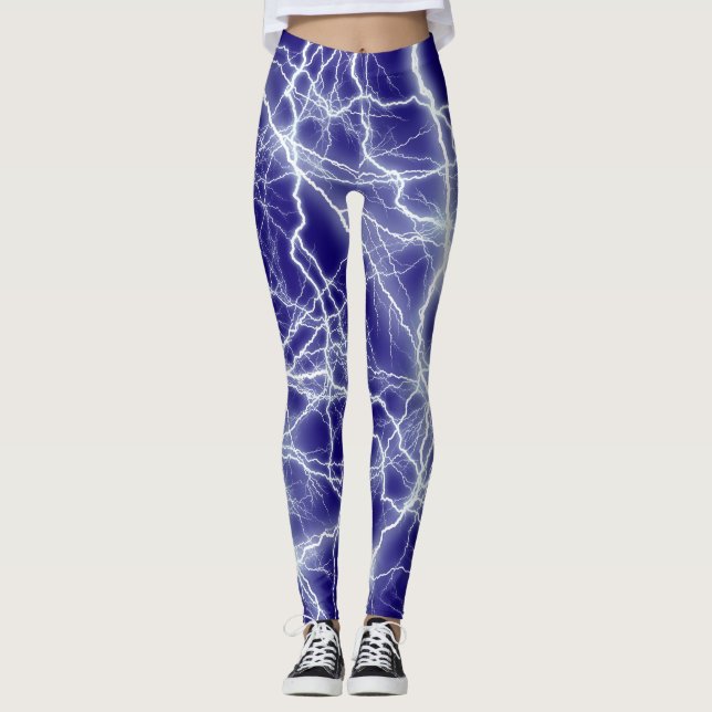 Leggings Relámpagos eléctricos provoca legiones (Anverso)