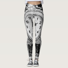 Leggings Reloj de plata ventilado