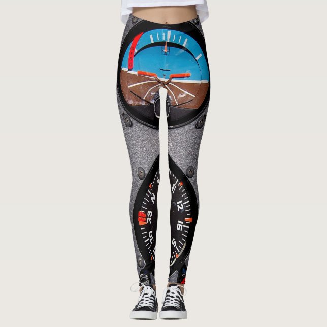 Leggings Reloj de vuelo 6 abrazaderas (Anverso)