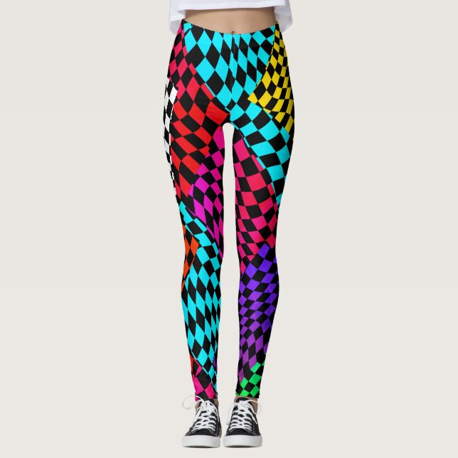 Leggings relojes de piernas extremas (Anverso)