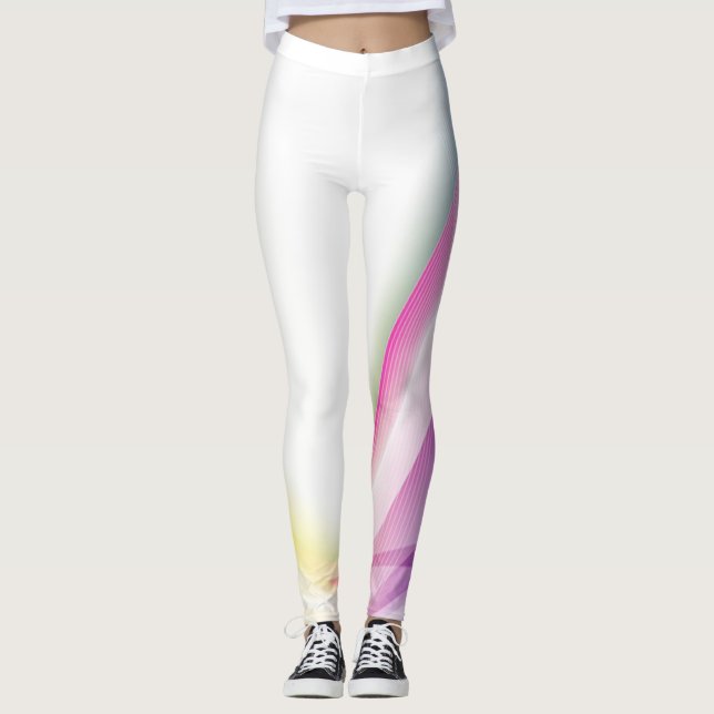 Leggings Remolino abstracto 1 (Anverso)