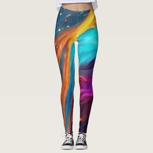 Leggings Remolinos de Color (Anverso)