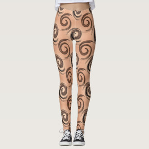 Leggings Remolinos de las polainas de la vida