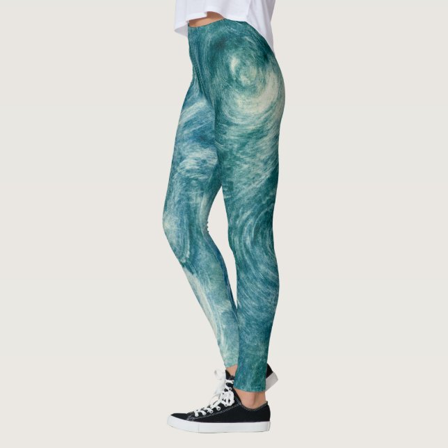 Leggings Remolinos Verdes (Izquierda)