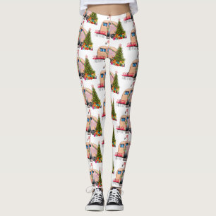 Leggings remolque santa flamingo