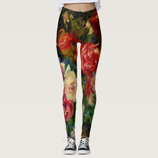 Leggings Renoir - Rosas (Anverso)