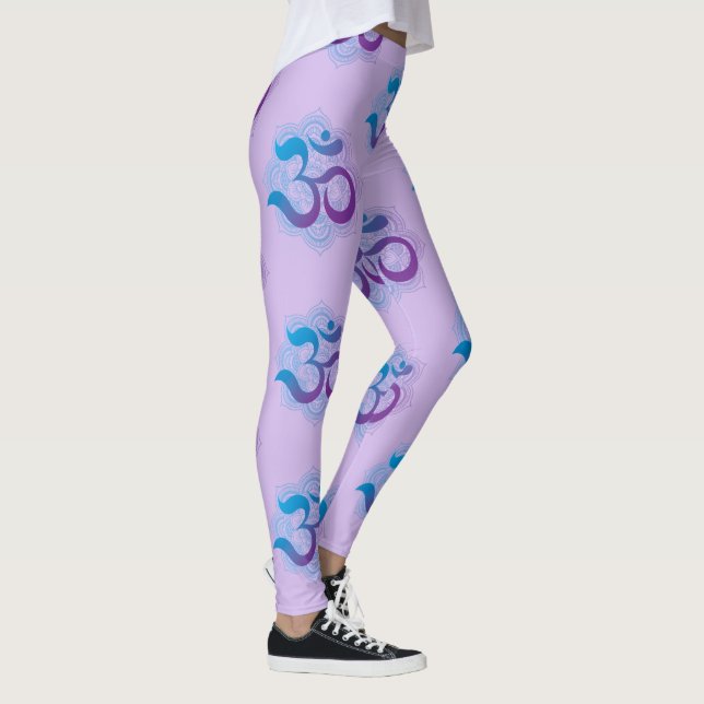 Leggings Repetir todo el tiempo Mandala - Lavender (Derecha)
