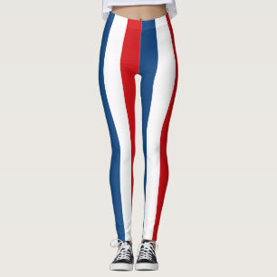 Leggings República Checa Colores de bandera nacional desnud