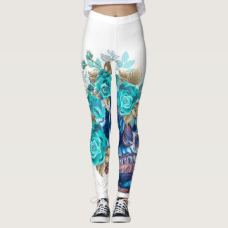 LEGGINGS RÉQUIEM DE FLOR AZUL