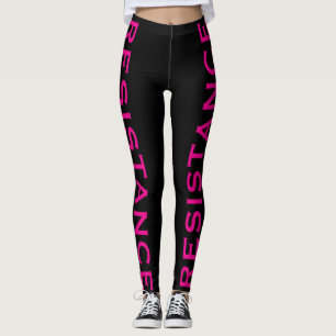 Leggings Resistencia Rosa Negro Resista