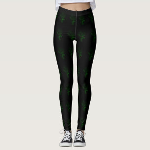 Leggings Resplandor asustadizo en el estilo oculto del