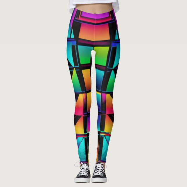 Leggings Resplandor de ambiente neon (Anverso)