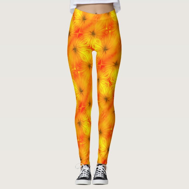 Leggings Resplandor floral (Anverso)
