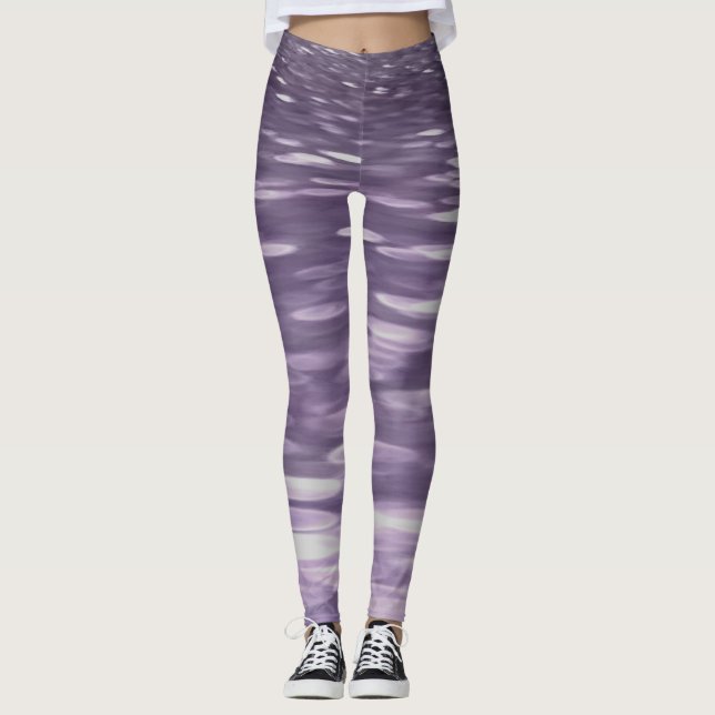 Leggings Resumen #1: Brillo ultravioleta (Anverso)