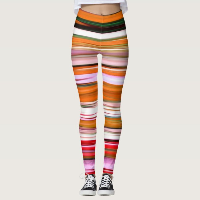 Leggings Resumen #2: Desenfoque Naranja (Anverso)