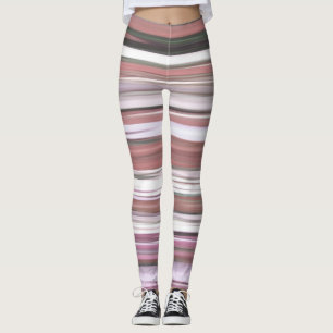 Leggings Resumen #2: Desenfoque rosa
