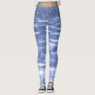 Leggings Resumen #3: Brillo azul en polvo