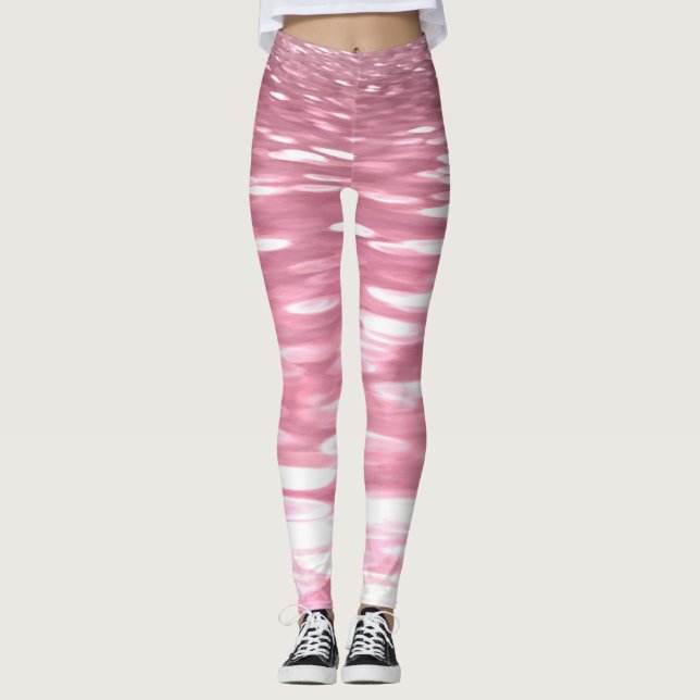 Leggings Resumen #3: Brillo rosa (Anverso)