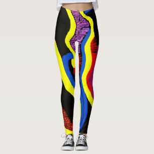 Leggings Resumen aborigen Art Vol. 11