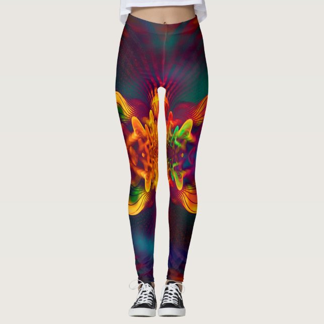 Leggings Resumen Apofisis fractal XI (Anverso)