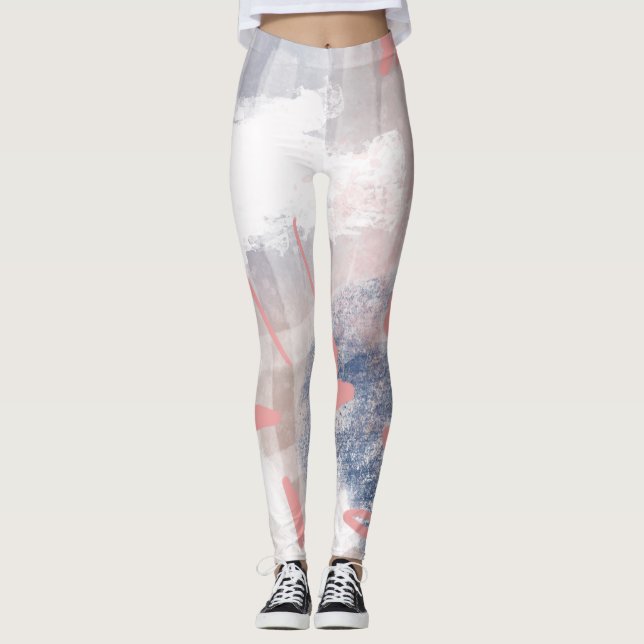 Leggings Resumen Arte Original Moderno (Anverso)