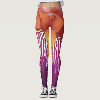 Leggings Resumen artístico de Iris claro