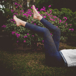 Leggings Resumen azul oscuro