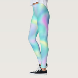 Leggings Resumen Bonito Pastel Swirls