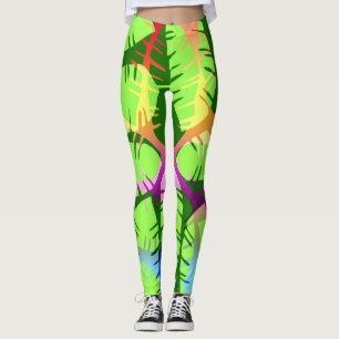 LEGGINGS RESUMEN BOTÁNICO HOJAS DE PLÁTANO