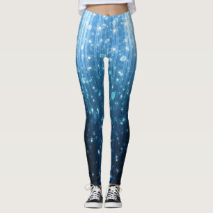 Leggings Resumen brillante: Arte De Fondo Iluminado.