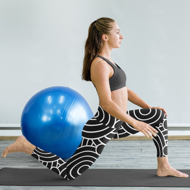 Leggings Resumen Círculos hipnóticos (Subido por el creador)