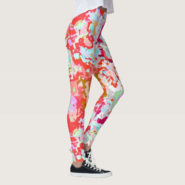 Leggings Resumen colorido (Derecha)