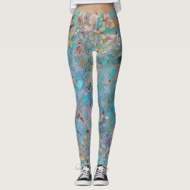 Leggings Resumen de arte al estilo mosaico